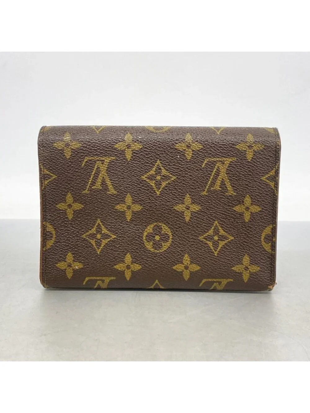 Louis Vuitton Trifold Wallet Monogram Porte Tresor Etui Papiers Brown